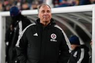 March 18, 2023: New England Revolution head coach Bruce Arena before the start of the first half against the Nashville SC in Foxborough Massachusetts. Eric Canha