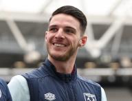 April 2, 2023, London: London, England, 2nd April 2023. Declan Rice of West Ham United arriving at the ground during the Premier League match at the London Stadium, London