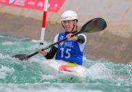April 27, 2024:.Isabell Altman competes in the US Olympic Team Trials for Kayak Slalom at Riversport in Oklahoma City, OK. Ron Lane (Credit Image: Â Ron Lane\/Cal Sport Media