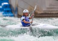 April 27, 2024:.Marcella Altman competes in the US Olympic Team Trials for Kayak Slalom at Riversport in Oklahoma City, OK. Ron Lane (Credit Image: Â Ron Lane\/Cal Sport Media