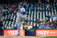 April 29, 2024: Tampa Bay Rays pitcher Shawn Armstrong (64) during the game between the Milwaukee Brewers and the Tampa Bay Rays at American Family Field in Milwaukee, WI. Darren Lee\/CSM (Credit Image: Darren Lee\/Cal Sport Media