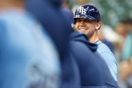 April 29, 2024: Wisconsin native Tampa Bay Rays catcher Ben Rortvedt (30) during the game between the Milwaukee Brewers and the Tampa Bay Rays at American Family Field in Milwaukee, WI. Darren Lee\/CSM (Credit Image: Darren Lee\/Cal Sport Media