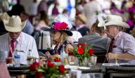 May 3, 2024, Louisville, Ky, USA: Scenes from Kentucky Oaks Stakes Day at Churchill Downs in Louisville, Kentucky on May 3, 2024. photo by Carlos J. Calo\/Eclipse Sportswire\/CSM(Credit Image: Carlos J. Calo\/Cal Sport Media