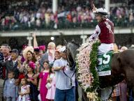 May 3, 2024, Louisville, Ky, USA: Thorpedo Anna (5) ridden by Brian J. Hernandez Jr. wins the Longines Kentucky Oaks (Grade 1) at Churchill.Downs in Louisville, Kentucky on May 3, 2024. photo by Carlos J. Calo\/Eclipse Sportswire\/CSM. photo by Alex Evers\/Eclipse Sportswire\/CSM(Credit Image: Alex Evers\/Cal Sport Media