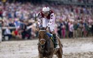 May 3, 2024, Louisville, Ky, USA: Thorpedo Anna (5) ridden by Brian J. Hernandez Jr. wins the Longines Kentucky Oaks (Grade 1) at Churchill.Downs in Louisville, Kentucky on May 3, 2024. photo by Carlos J. Calo\/Eclipse Sportswire\/CSM(Credit Image: Carlos J. Calo\/Cal Sport Media