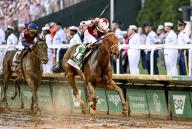 May 3, 2024, Louisville, Ky, USA: Torpedo Anna, ridden by Brian J. Hernandez Jr., wins the Longines Kentucky Oaks (Grade 1) at Churchill.Downs in Louisville, Kentucky on May 3, 2024. photo by Max Sharp\/Eclipse Sportswire\/CSM(Credit Image: Sgs\/Cal Sport Media