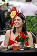 May 4, 2024, Louisville, Ky, USA: Scenes from Kentucky Derby Day at Churchill Downs in Louisville, Kentucky on May 4, 2024. Photo by Max Sharp\/Eclipse Sportswire\/CSM.(Credit Image: Max Sharp\/Cal Sport Media