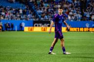May 4, 2024: Charlotte FC midfielder Nikola PetkoviÃâ¡ (23) during the second half against the Portland Timbers in the Major League Soccer match up at Bank of America Stadium in Charlotte, NC. (Scott KinserCal Sport Media) (Credit Image: Â Scott Kinser\/Cal Sport Media