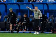 May 4, 2024: Portland Timbers Manager Phil Neville reacts after one of his players goes down against the Charlotte FC in the Major League Soccer match up at Bank of America Stadium in Charlotte, NC. (Scott KinserCal Sport Media) (Credit Image: Â Scott Kinser\/Cal Sport Media
