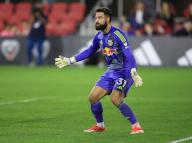 May 15, 2024: New York Red Bulls Goalkeeper (31) Carlos Coronel concentrates on the play in front of him during an MLS soccer match between the D.C. United and the New York Red Bulls at Audi Field in Washington DC. Justin Cooper/CSM (Credit Image: Â Justin Cooper/Cal Sport Media
