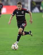 May 15, 2024: D.C. United Midfielder (10) Gabriel Pirani dribbles the ball during an MLS soccer match between the D.C. United and the New York Red Bulls at Audi Field in Washington DC. Justin Cooper/CSM (Credit Image: Â Justin Cooper/Cal Sport Media