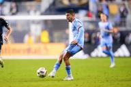 May 15, 2024: New York City FC Forward Santiago RodrÃÂ­guez (10) passes the ball during the second half of an MLS match against the Philadelphia Union at Subaru Park in Chester, Pennsylvania. Kyle Rodden/CSM (Credit Image: Â Kyle Rodden/Cal Sport Media