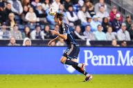 May 15, 2024: Philadelphia Union Defender Jack Elliott (3) controls the ball during the second half of an MLS match against the New York City FC at Subaru Park in Chester, Pennsylvania. Kyle Rodden/CSM (Credit Image: Â Kyle Rodden/Cal Sport Media