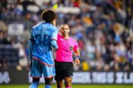 May 15, 2024: New York City FC Forward Malachi Jones (88) is shown a yellow card during the second half of an MLS match against the Philadelphia Union at Subaru Park in Chester, Pennsylvania. Kyle Rodden/CSM (Credit Image: Â Kyle Rodden/Cal Sport Media