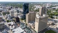 Aerial view of Lexington, KY: A vibrant city known as the \'Horse Capital of the World\', home to renowned racecourses and esteemed universities.(Credit Image: Â Walter G Arce Sr Grindstone Medi\/Cal Sport Media