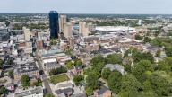 Aerial view of Lexington, KY: A vibrant city known as the \'Horse Capital of the World\', home to renowned racecourses and esteemed universities.(Credit Image: Â Walter G Arce Sr Grindstone Medi\/Cal Sport Media