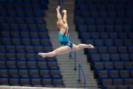 May 17, 2024: Gymnast JOSCELYN ROBERSON during podium training for the 2024 Core Hydration Classic. The event is being held at the XL Center in Hartford, CT. Melissa J. Perenson\/CSM (Credit Image: Â Melissa J. Perenson\/Cal Sport Media