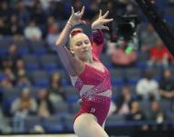 May 18, 2024: Marissa Neal of GAGE competes on the floor exercise during the 2024 Core Hydration Classic at the XL Center in Hartford, CT. Kyle Okita/CSM (Credit Image: Â Kyle Okita/Cal Sport Media