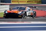 May 18, 2024: Elias Sabo (8) with Team Flying Lizard Motorsports in action Aston Martin Vantage GT3 early morning qualifying at Fanatec GT World Challenge America, Circuit of The Americas. Austin, Texas. Mario Cantu\/CSM(Credit Image: Mario Cantu\/Cal Sport Media
