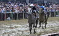 May 18, 2024, Baltimore, Md, USA: Seize the Grey, ridden by Jaime Torres, wins the Preakness Stakes (Grade 1) on PImlico Stakes Day at Pimlico Race Course in Baltimore, Maryland on May 18, 2024. Scott Serio\/Eclipse Sportswire\/CSM(Credit Image: Â Scott Serio\/Cal Sport Media
