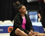 May 18, 2024: Simone Biles during the 2024 Core Hydration Classic at the XL Center in Hartford, CT. Kyle Okita/CSM (Credit Image: Â Kyle Okita/Cal Sport Media