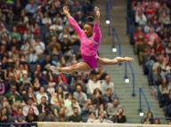 May 18, 2024: Simone Biles on the balance beam during the 2024 Core Hydration Classic at the XL Center in Hartford, CT. Kyle Okita\/CSM (Credit Image: Â Kyle Okita\/Cal Sport Media