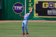 May 18, 2024: Ole Miss shortstop Luke Hill (7) settles under a fly ball during NCAA Baseball action between the Ole Miss Rebels and the LSU Tigers at Alex Box Stadium, Skip Bertman Field in Baton Rouge, LA. Jonathan Mailhes/CSM (Credit Image: Â Jonathan Mailhes/Cal Sport Media