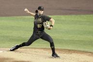 May 16, 2024: VanderbiltÃ¢â¬â¢s Bryce Cunningham pitches during a game between the Kentucky Wildcats and the Vanderbilt Commodores at Kentucky Proud Park in Lexington, KY. Kevin Schultz/CSM (Credit Image: Â Kevin Schultz/Cal Sport Media