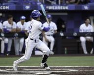 May 16, 2024: KentuckyÃ¢â¬â¢s Grant Smith swings during a game between the Kentucky Wildcats and the Vanderbilt Commodores at Kentucky Proud Park in Lexington, KY. Kevin Schultz/CSM (Credit Image: Â Kevin Schultz/Cal Sport Media