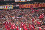 May 19 2024: Galatasaray fans during a Turkish Super Lig - Day 37 game, Galatasaray vs Fenerbahce, at Rams Park, Istanbul, Turkey. Kim Price\/CSM (Credit Image: Â Kim Price\/Cal Sport Media