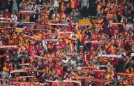 May 19 2024: Galatasaray fans during a Turkish Super Lig - Day 37 game, Galatasaray vs Fenerbahce, at Rams Park, Istanbul, Turkey. Kim Price\/CSM (Credit Image: Â Kim Price\/Cal Sport Media