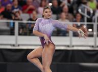 May 31, 2024: Madray Johnson competes on the floor exercise during the Woman