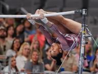 May 31, 2024: during the Woman\'s Day 1 of the 2024 U.S. Gymnastics Championships at Dickies Arena in Fort Worth, TX. Kyle Okita\/CSM (Credit Image: Â Kyle Okita\/Cal Sport Media