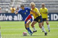 June 01, 2024: US midfielder, Erin Cembrale (8), moves the ball downfield as Australia midfielder, Ella Kirby (21), tries to gain control of the ball, during the International Women\'s Soccer match between the US WomenÃ¢â¬â¢s Deaf National Team and the Australian Women\'s Deaf National Team, at DickÃ¢â¬â¢s Sporting Goods Park in Commerce City, CO. Kevin Langley\/Sports South Media\/CSM(Credit Image: Â Kevin Langley\/Cal Sport Media