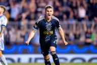 June 01, 2024: Philadelphia Union Forward Mikael Uhre (7) celebrates a goal during the second half of an MLS match against CF Montreal at Subaru Park in Chester, Pennsylvania. Kyle Rodden/CSM (Credit Image: Â Kyle Rodden/Cal Sport Media