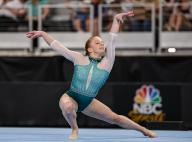 June 2, 2024: Dulcy Caylor competes on the floor exercise during the Woman