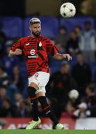 October 5, 2022, London, United Kingdom: London, England, 5th October 2022. Olivier Giroud of AC Milan warms up before the UEFA Champions League match at Stamford Bridge, London