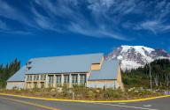September 18, 2022: Paradise Visitor\'s Center, Paradise district, Mt. Rainier National Park, Washington