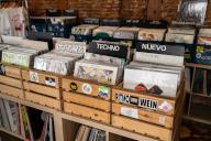 Recycled Music Center & Friperie, second-hand record shop specializing in vinyls from eclectic & classic genres, Madrid