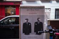 Pet Shop Boys new album "Nonetheless" poster in Madrid