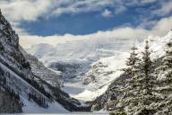 com.newscom.model.mediaobject.impl.MSMediaObject@5bd31dfd[tagId=depphotos265949,docId=34561166HighRes,ftSubject=View of clouds over snow covered mountains and glacier with a blue sky, Lake Louise, Alberta, Canada,rfrm=<null>]