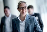 14 May 2024, Berlin: Alice Weidel, Chairwoman of the AfD parliamentary group, attends the weekly parliamentary group meeting. Photo: Britta Pedersen/dpa