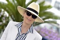 CANNES, FRANCE - MAY 14: Meryl Streep attends a photocall as she receives an honorary Palme d