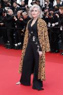 Jane Fonda attends the premiere of \'Le Deuxieme Acte ("The Second Act")\' and opening ceremony of the 77th Cannes Film Festival at Palais des Festivals in Cannes, France, on 14 May 2024