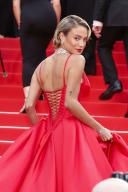 Rose Bertram attends the premiere of \'Le Deuxieme Acte ("The Second Act")\' and opening ceremony of the 77th Cannes Film Festival at Palais des Festivals in Cannes, France, on 14 May 2024
