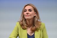 14 May 2024, North Rhine-Westphalia, Cologne: Inga Leschek, Program Director, RTL and RTL+, speaks at ANGA COM, Europe