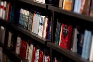 15 May 2024, Berlin: Books are on display in a bookshop. Photo: Fabian Sommer/dpa