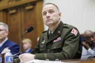 Major General William (Butch) H. Graham, Deputy Commanding General, Civil and Emergency Operations, United States Army Corps of Engineers, testifies during a House Committee on Transportation and Infrastructure hearing on the Francis Scott Key Bridge collapse, on Capitol Hill in Washington DC on Wednesday, May 15, 2024. Credit: Aaron Schwartz / CNP