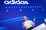 16 May 2024, Bavaria, Fürth: Harm Ohlmeyer, CFO of sporting goods manufacturer Adidas AG, speaks during the company