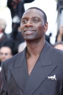 Omar Sy attends the red carpet premiere of 